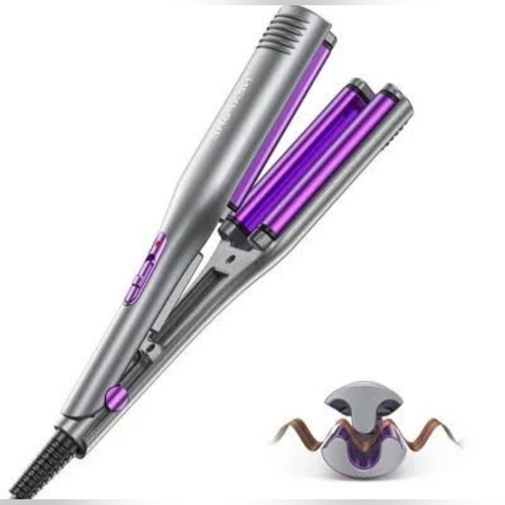 NEXPURE Curling Iron, Ionic Hair Crimper Tool, Hair Sure, Waver Curling